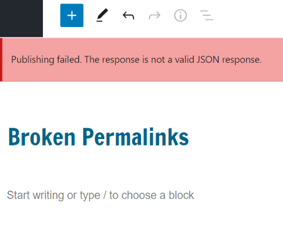 Broken Permalinks - Wordpress